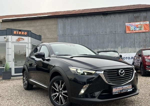 Mazda CX-3 cena 65500 przebieg: 121700, rok produkcji 2016 z Zielona Góra małe 742